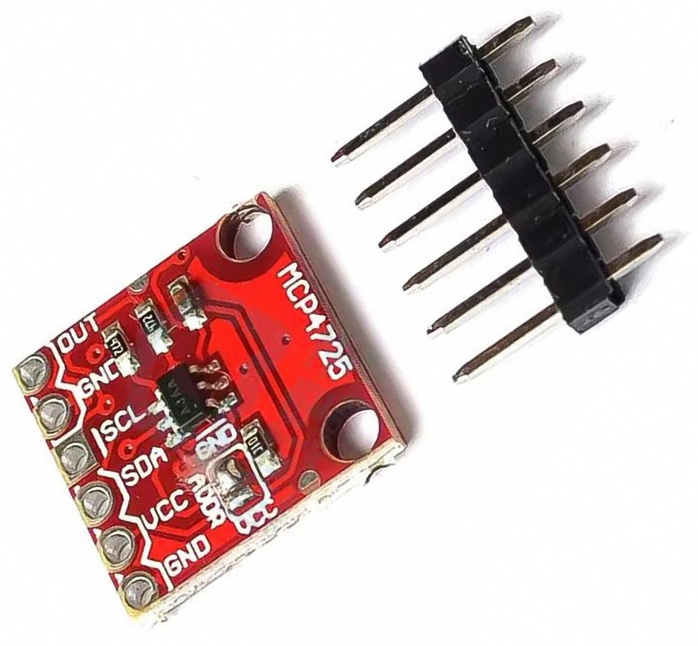 5 PCS MCP4725 I2C DAC Breakout Module 12Bit 2.7V to 5.5V Development Board