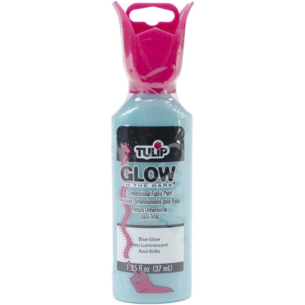 Tulip Dimensional Fabric Paint 1.25oz-Glow - Blue