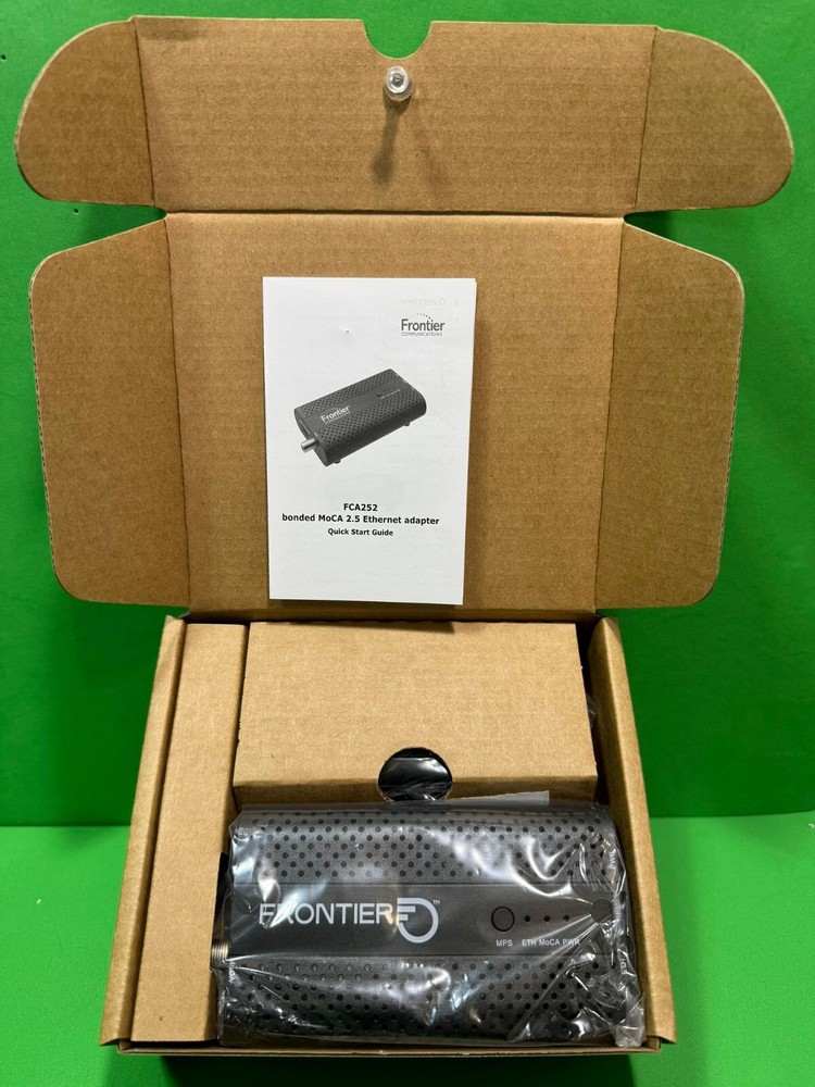 2 PACK - FRONTIER FCA252 MoCa 2.5 Ethernet Network Adapter BRAND NEW
