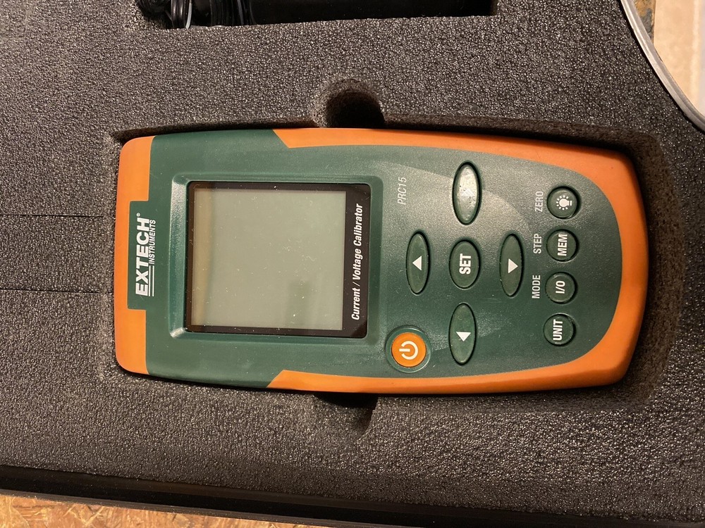 Extech PRC15 Current / Voltage Loop Calibrator Meter NIST Calibration Hand-held