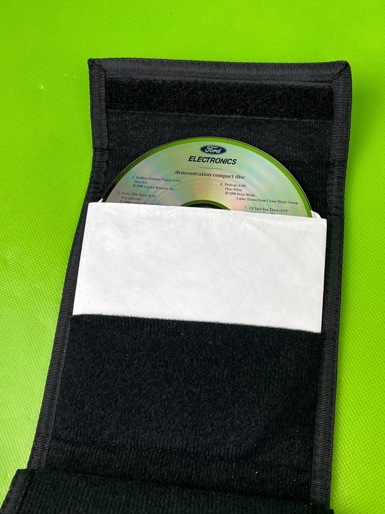 Ford Electronics Demonstration Compact Disc and media case