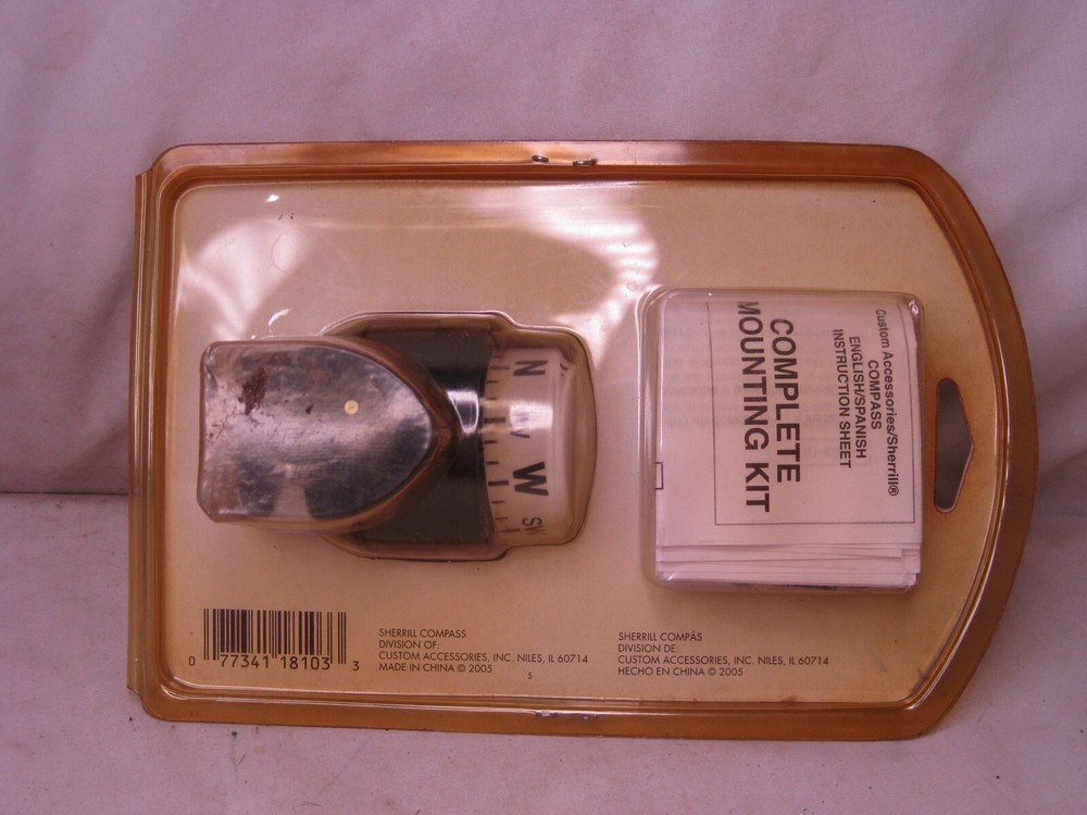 Sherrill Auto Compass 18103 automobile navigation directional w/ mount new