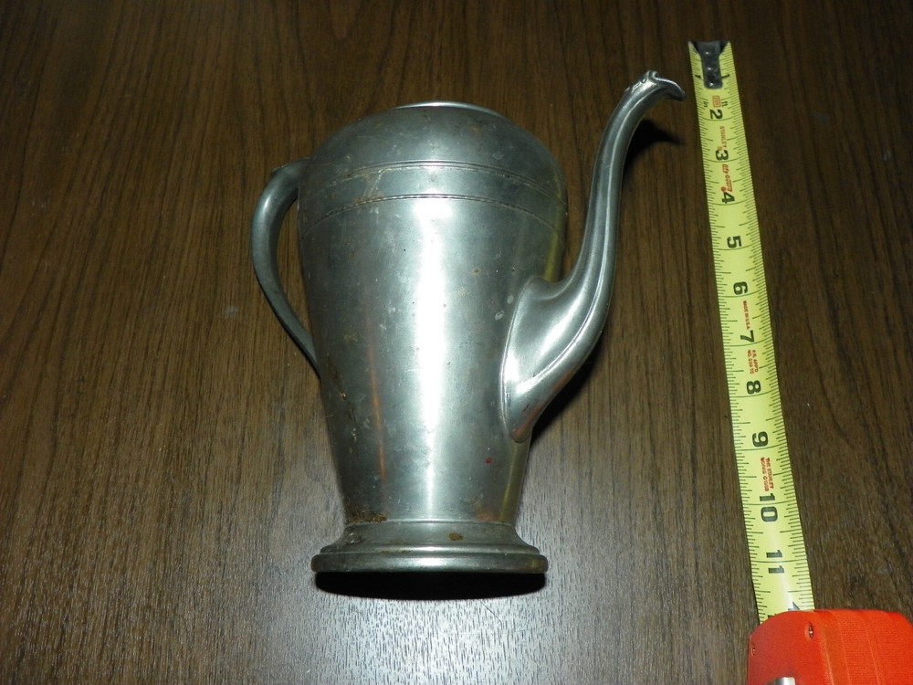Vtg Pewter Silvercraft Silver Craft *Teapot* -USED