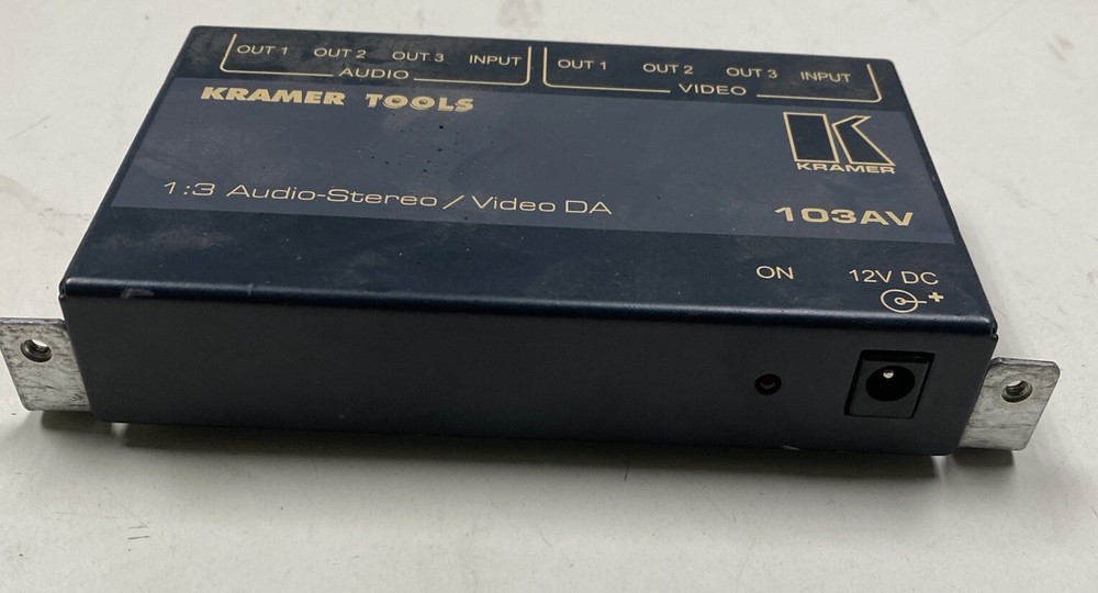 EUC Kramer Tools 103AV 1:3 Composite Video & Stereo Audio Distribution Amplifier