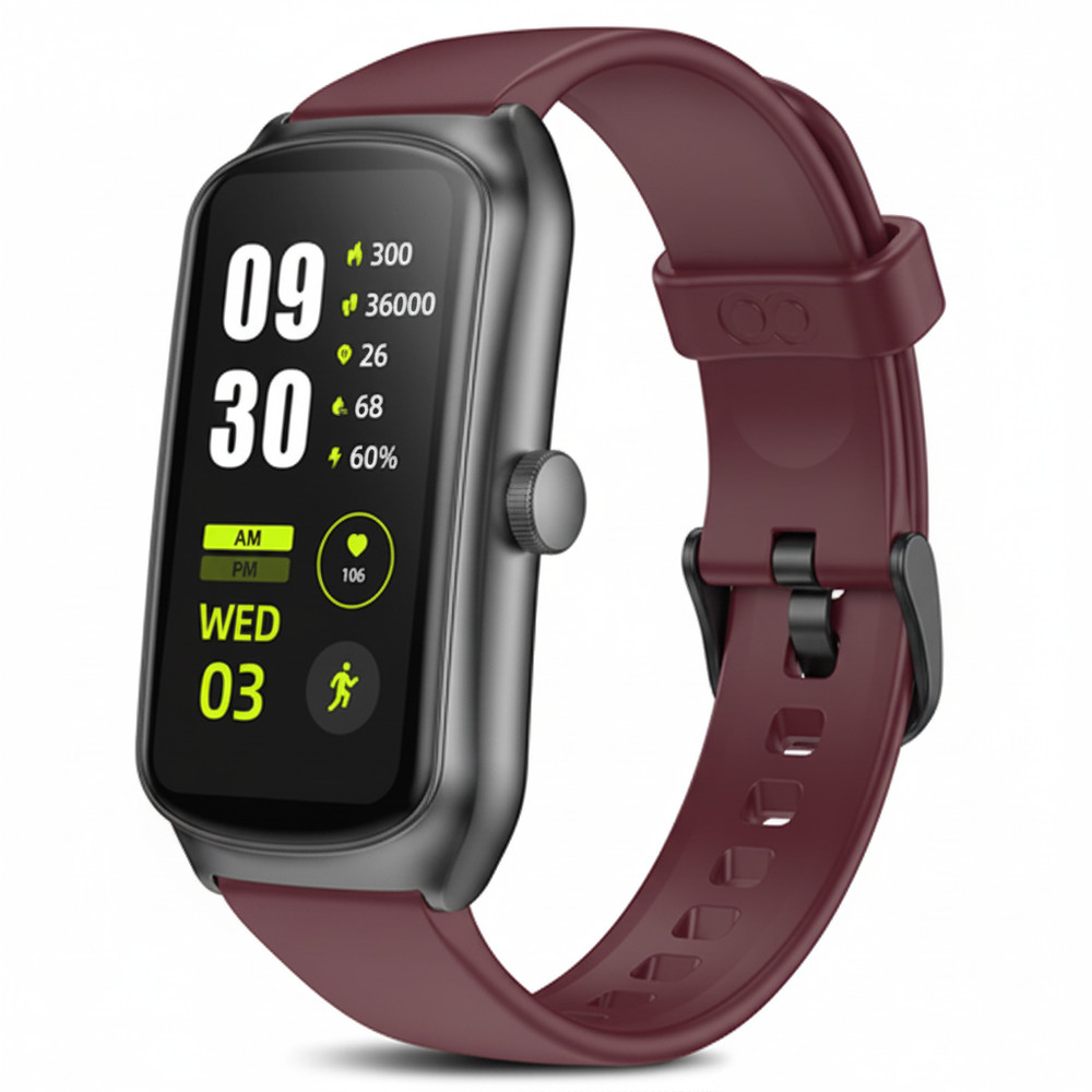 anyloop Watch Band ALB2 - 2 Pack Maroon & Black Replacement Bands