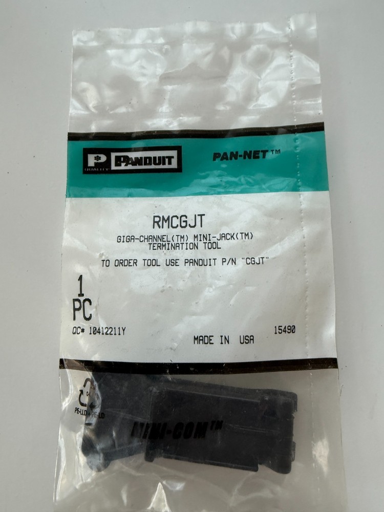 Panduit Inserts Cat 3 Cat 5e Cat 6 Coax Faceplates Bundle