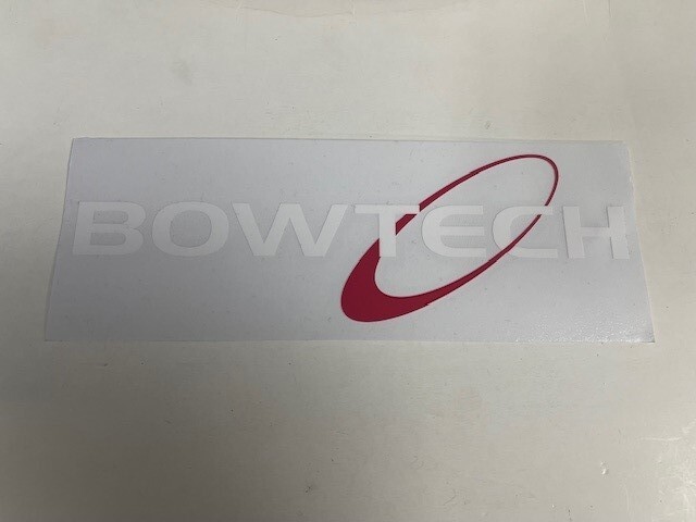 BowTech Archery Car/Bow Case Sticker Decal Approx 10" x 3"