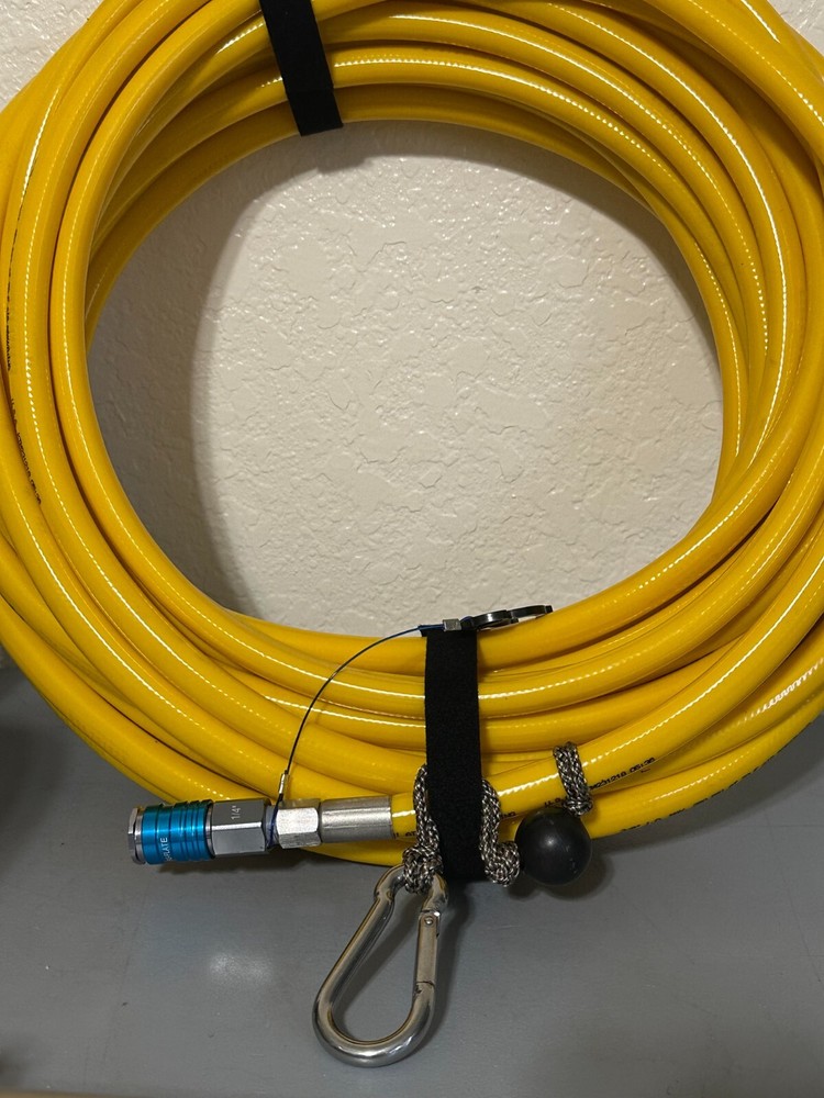 Hookah diving compressor 12 Volt 3.4Cfm w/ 75' Hose 5-micron filter & Reg