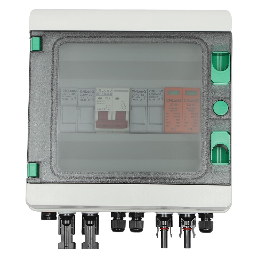 Solar DC String Box Solar Combiner Junction Box Circuit Breaker for Solar Panel