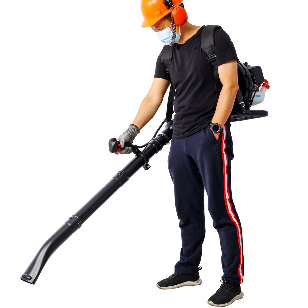 Backpack Leaf Blower 52cc 2 Stroke Gas Powered Handheld with Extention Tube