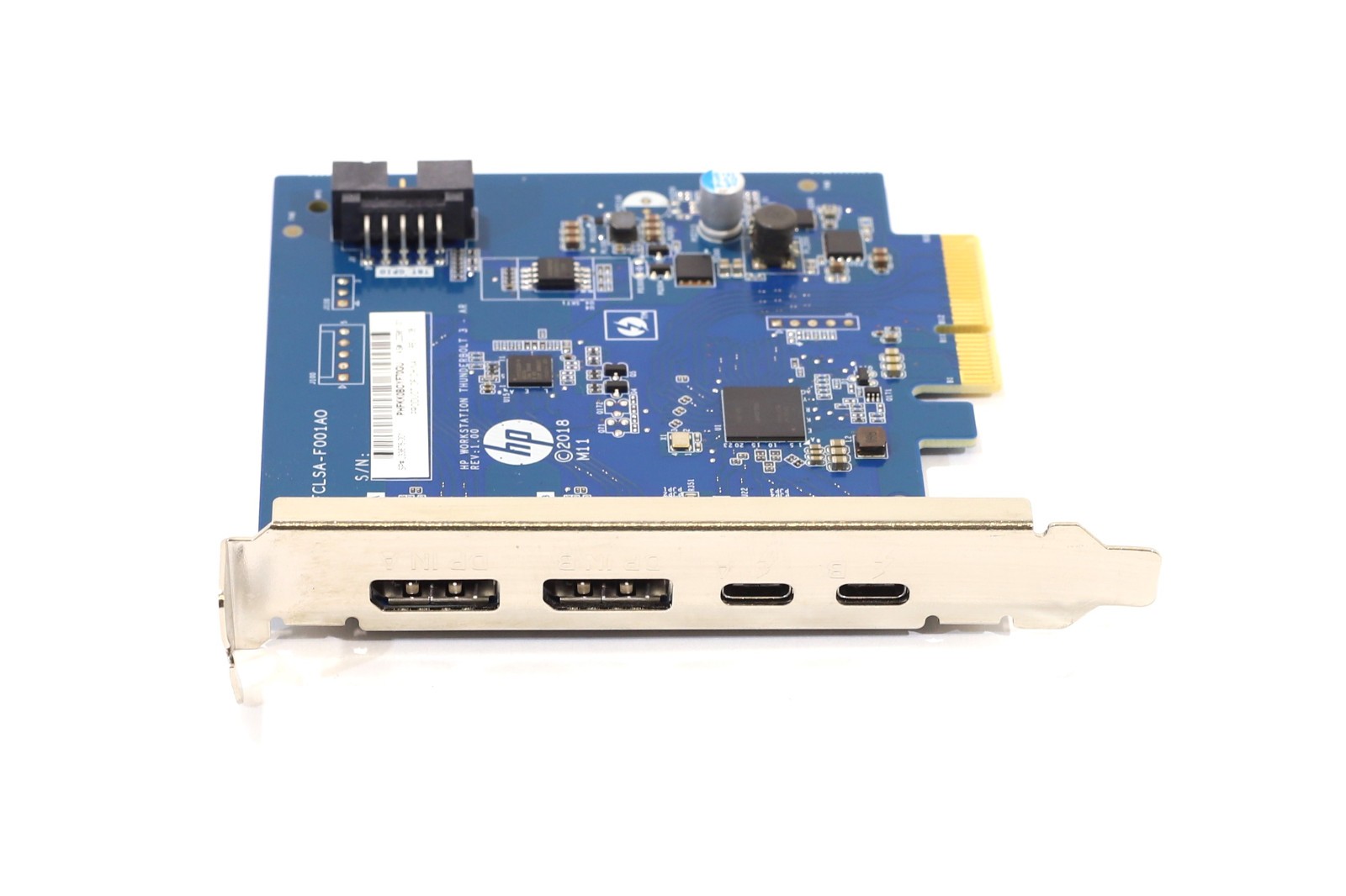 HP Workstation Dual-Port Thunderbolt 3 PCIe I/O Card P/N: L33676-001 Tested