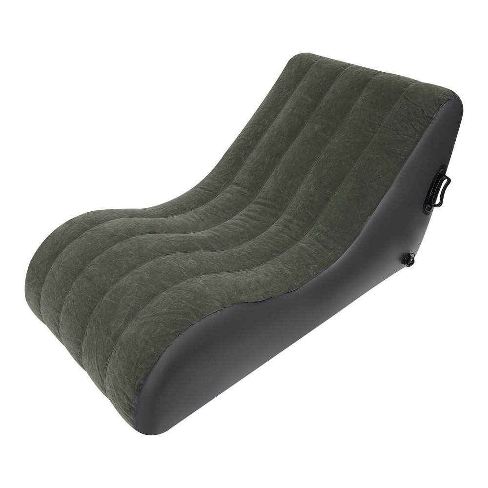 S-Shaped Inflatable Sofa Bed, Waterproof & Foldable with Air Pump