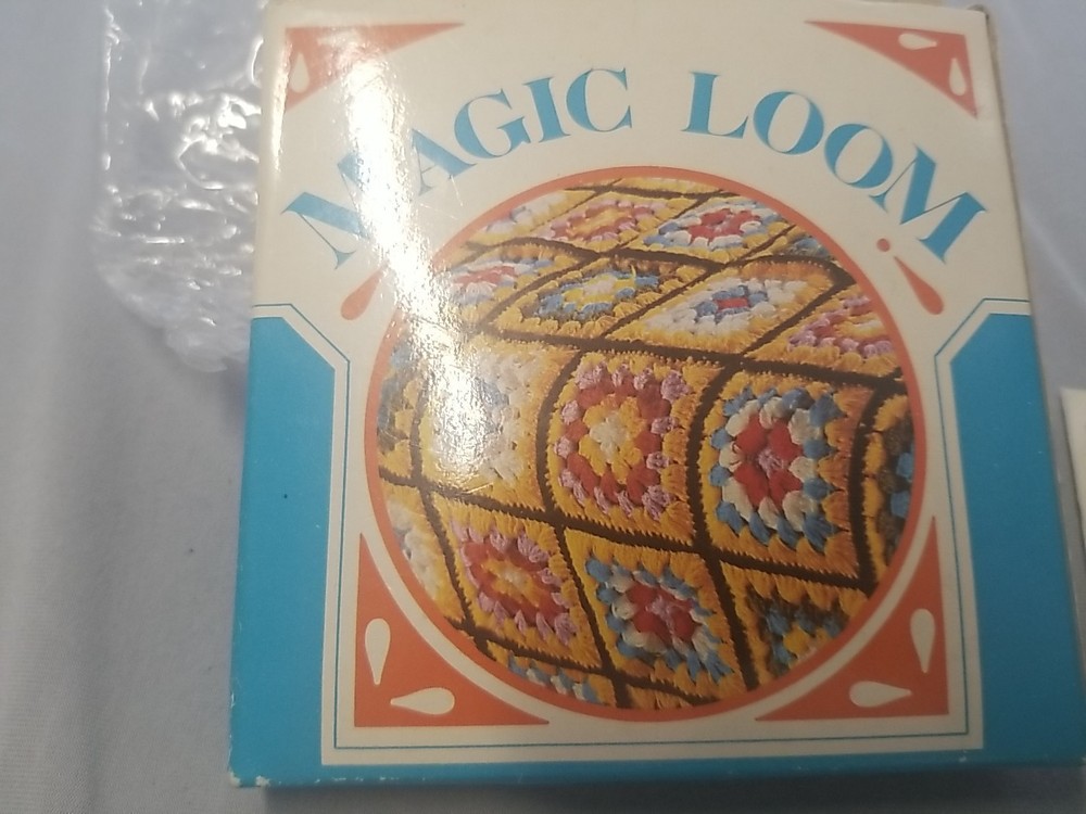 Vintage Granny Square Maker Magic Loom Metal 3 Sizes Complete