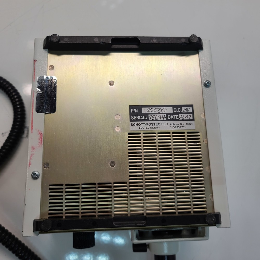 Fostec 20500 Ace EKE Fiber Optic Light Source / Illuminator