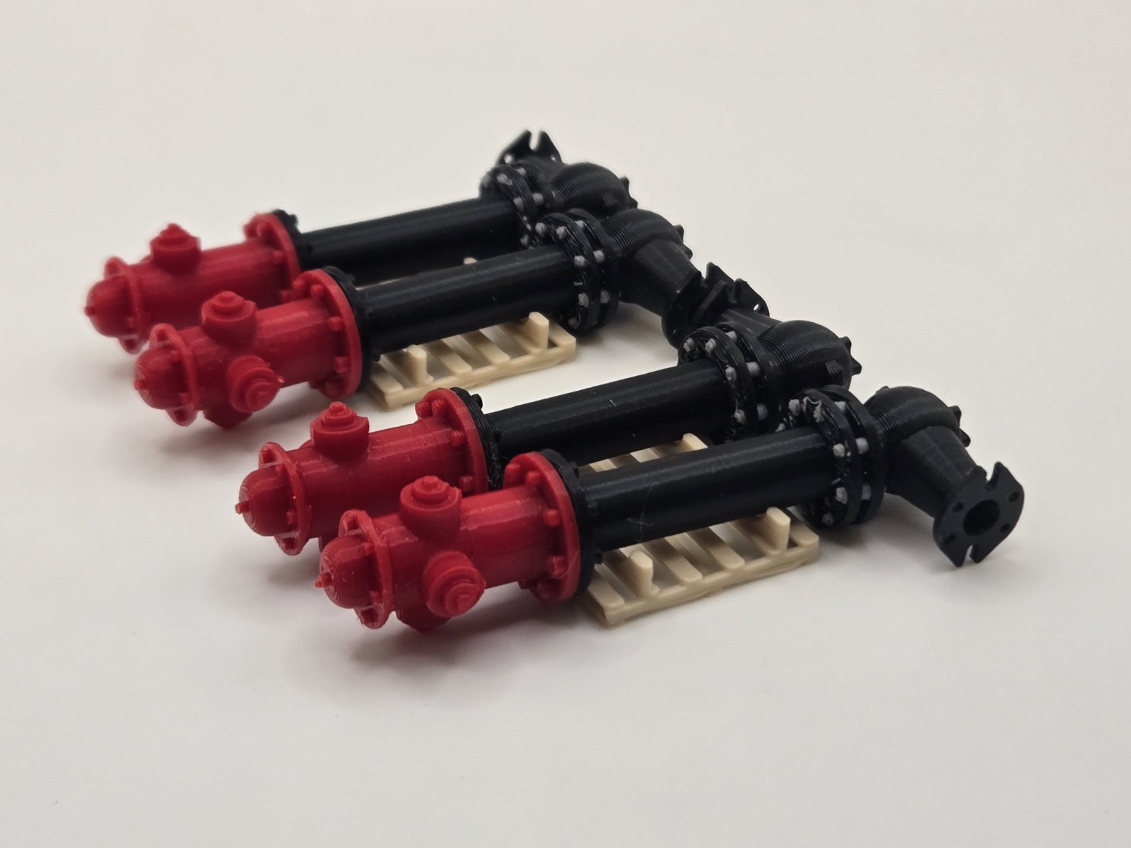 1/50 Scale Fire Hydrants with Valve *4 Pack*