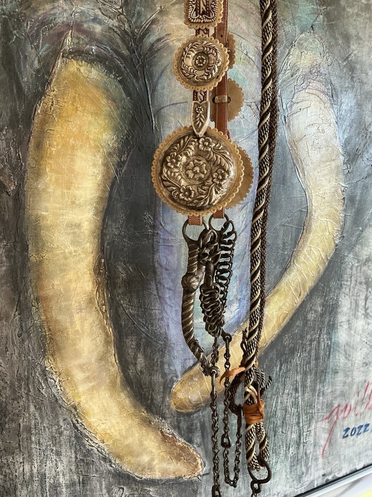 Antique Mexican Charro Bridle