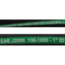 MPI series 100  HARDWALL 1 " ID MARINE WATER HOSE Wire  Reinforced  by the  Foot