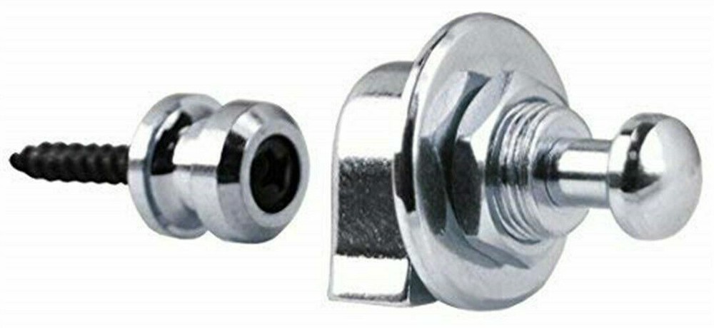 Grover GP800C Quick Release Strap Locks, Chrome (Set of 2)