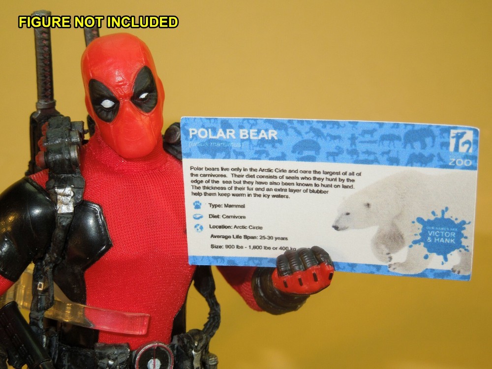 Deadpool 2 - 1/12 scale Custom Accessories / Documents - for 6 inch figures