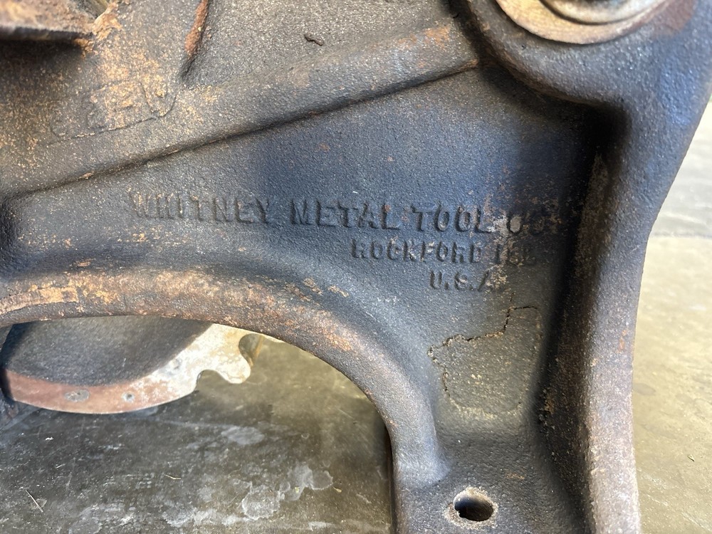 WHITNEY MANUAL ANGLE IRON SHEAR 3" x 3" (1/4" Capacity)