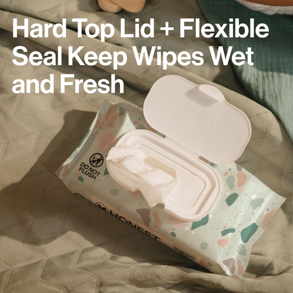 Honest Company Unscented Wipes 648 Count Compostable