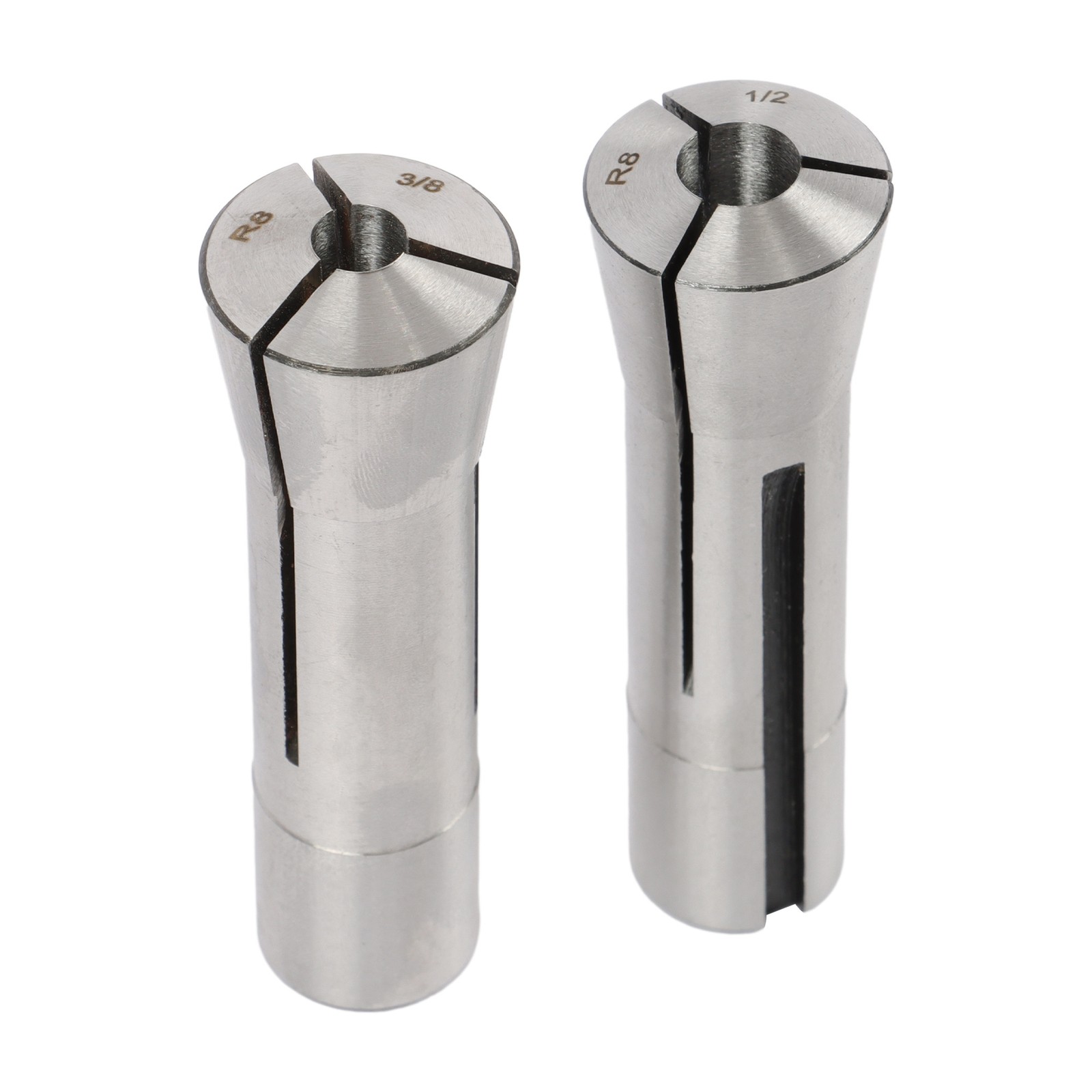 8PC R8 Collet Set 1/8" 1/4" 3/8" 1/2" 5/8" 3/4" 7/8" High Precision