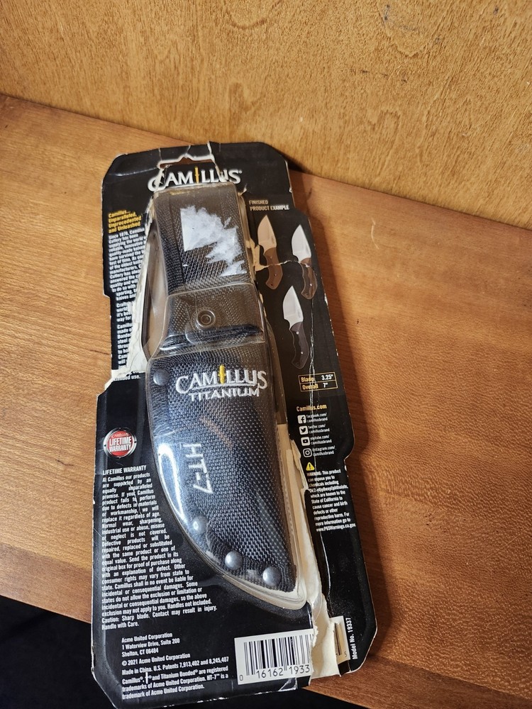 Woodworking Project Kit Camillus HT-7 Knife