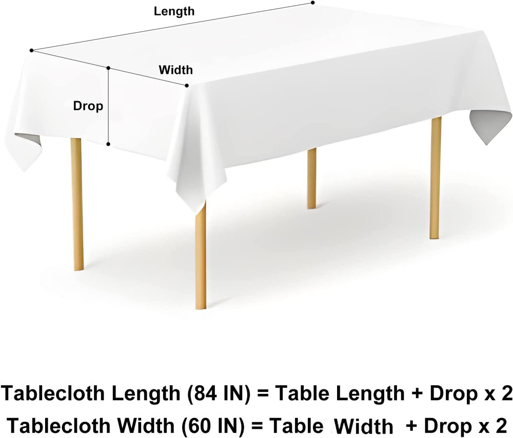 Rectangle Waterproof Vinyl Table Cloth, Buffalo Flannel Backed Tablecloth, Wipea