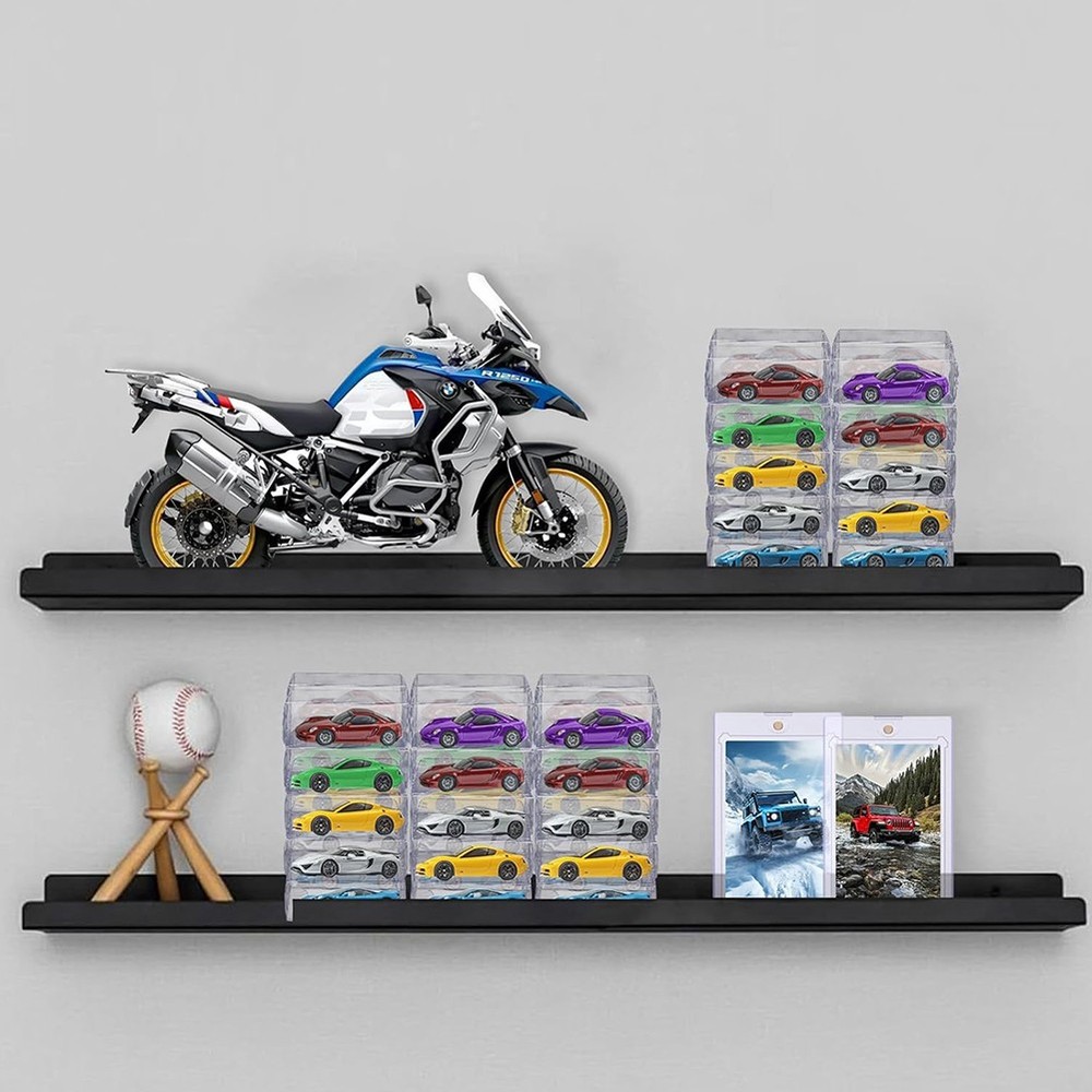 100PCS Model Car Clear Storage Box For Hot Whee~ 1/64 Model Car Display Case