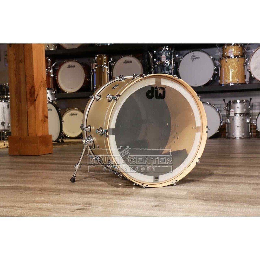DW Performance Bass Drum 24x18 Hard Satin Gold Mist