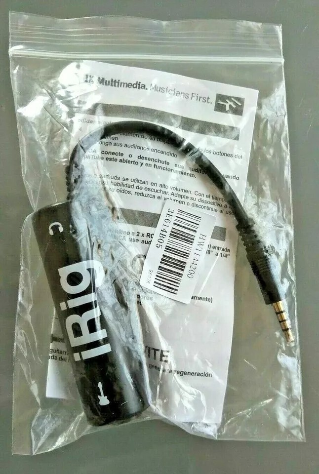 iRig Guitar Interface Converter Replacement Musical Guitar For iPhone iPAD