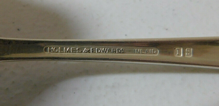 HOLMES & EDWARDS "ROMANCE" SILVERPLATE (6) TEASPOONS 6 1/8" NO MONOGRAM
