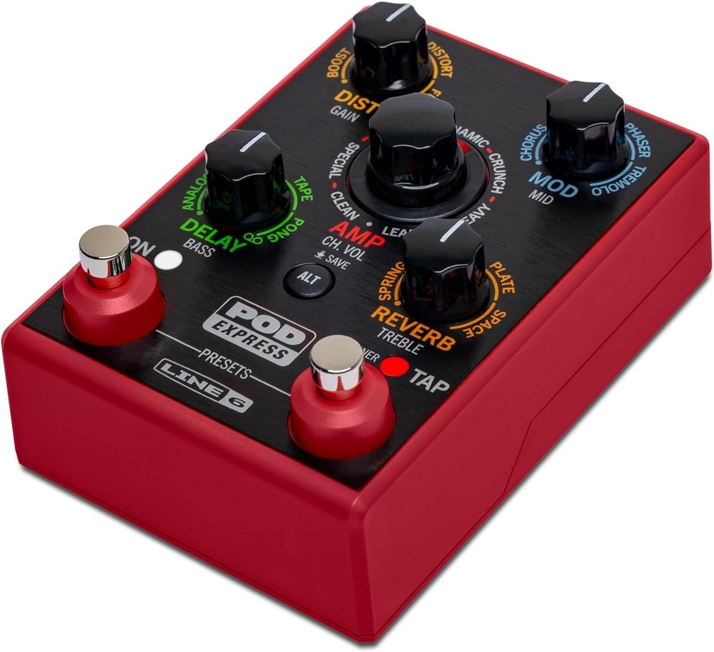 Line 6 POD EXPRESS Guitar Multi Effects Pedal Amp Simulator