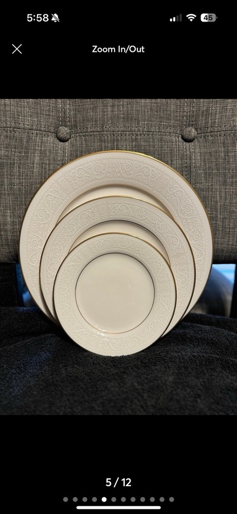 Noritake Ivory China 7562 Tulane 11 Sets