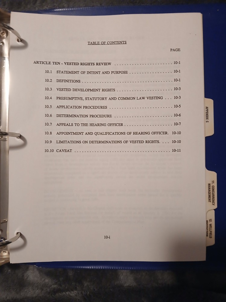 Marion County Florida Land Development Code Binders 1992-1995