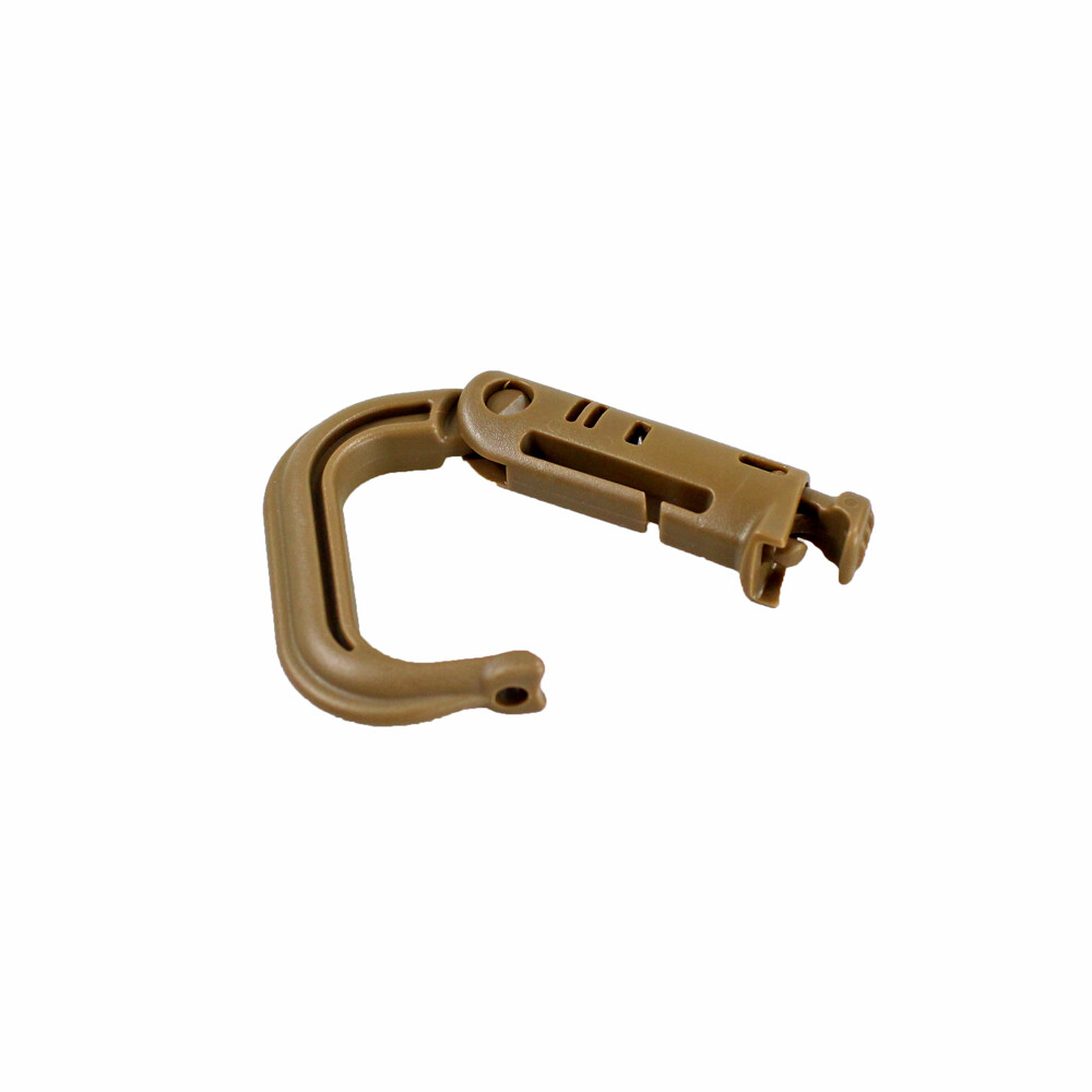 5pcs Attach Quickdraw Shackle Carabiner Clip Molle Webbing Backpack Buckle Snap