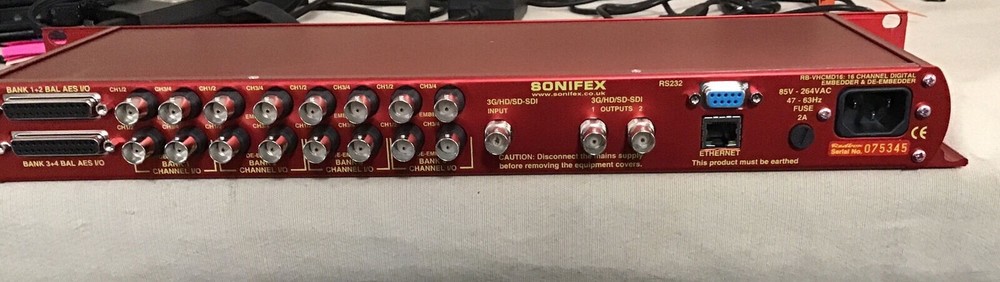 SONIFEX REDBOX RB-VHCMD16 Embedded & De Embedder 3G/HD/SD - SDI