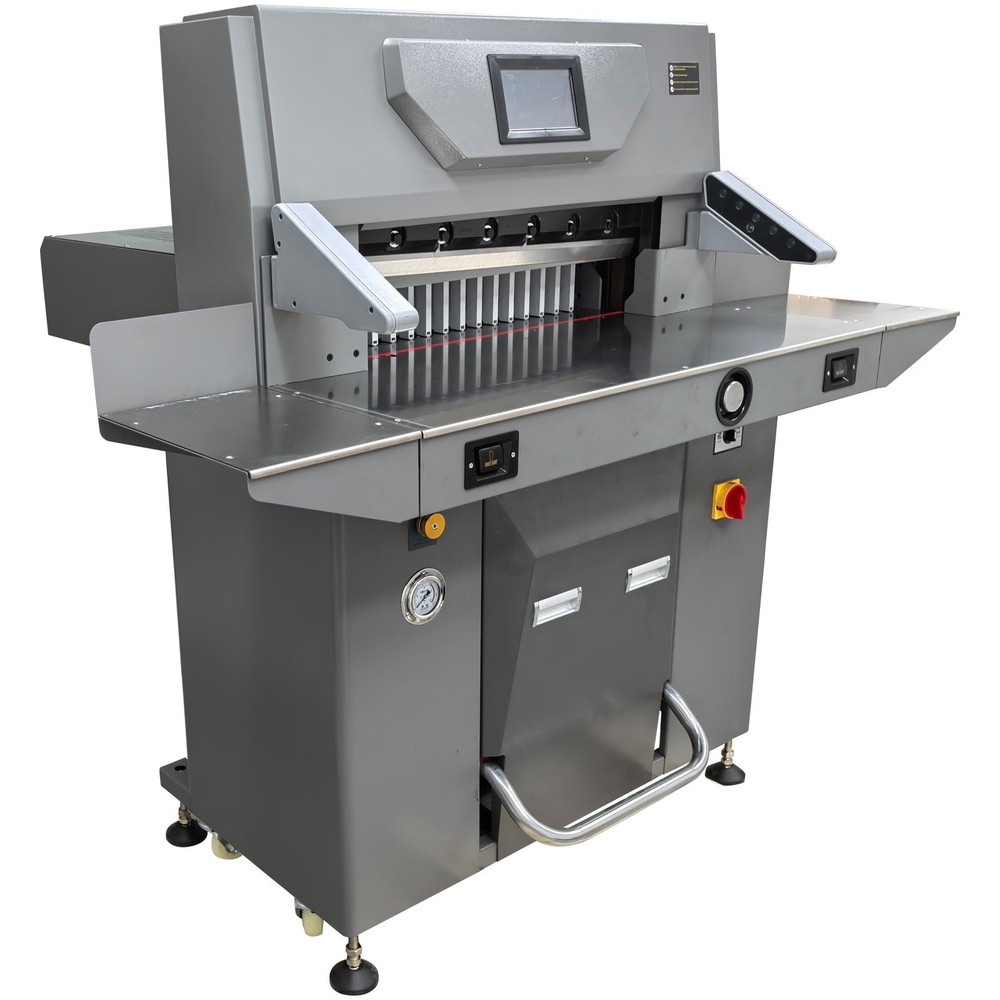 220V Program Control Electric Hydraulic Paper Cutter Touch Screen Display