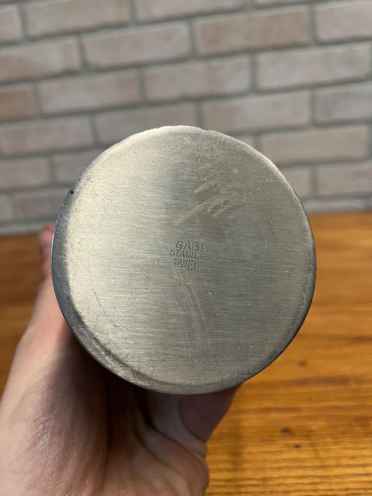 Vintage 1960s MCM Swedish Nils Nisbel Gabis Stainless Steel Pitcher Cocktail