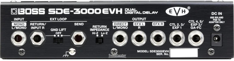 Boss SDE-3000EVH Dual Digital Delay Pedal