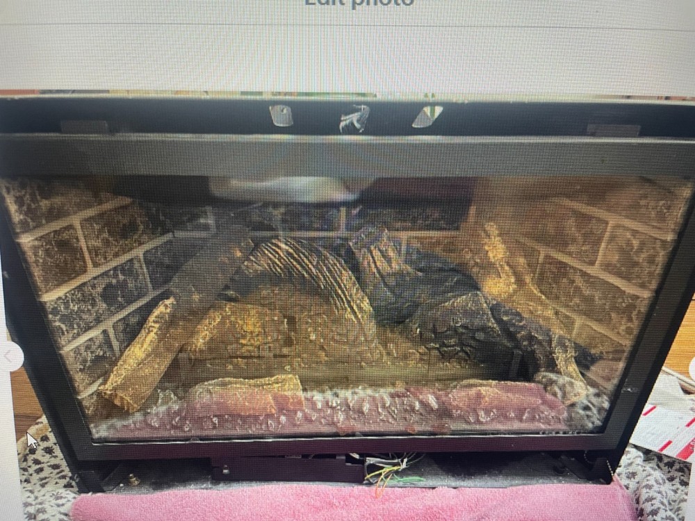 Chaska Fireplace Cord With Electric Plug and Electrical Box