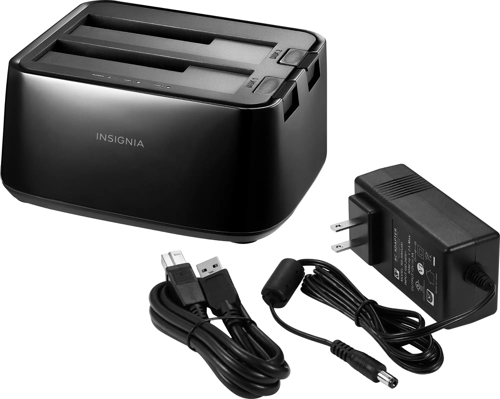 Insignia - 2-Bay HDD docking station - In Retail Box (VG)