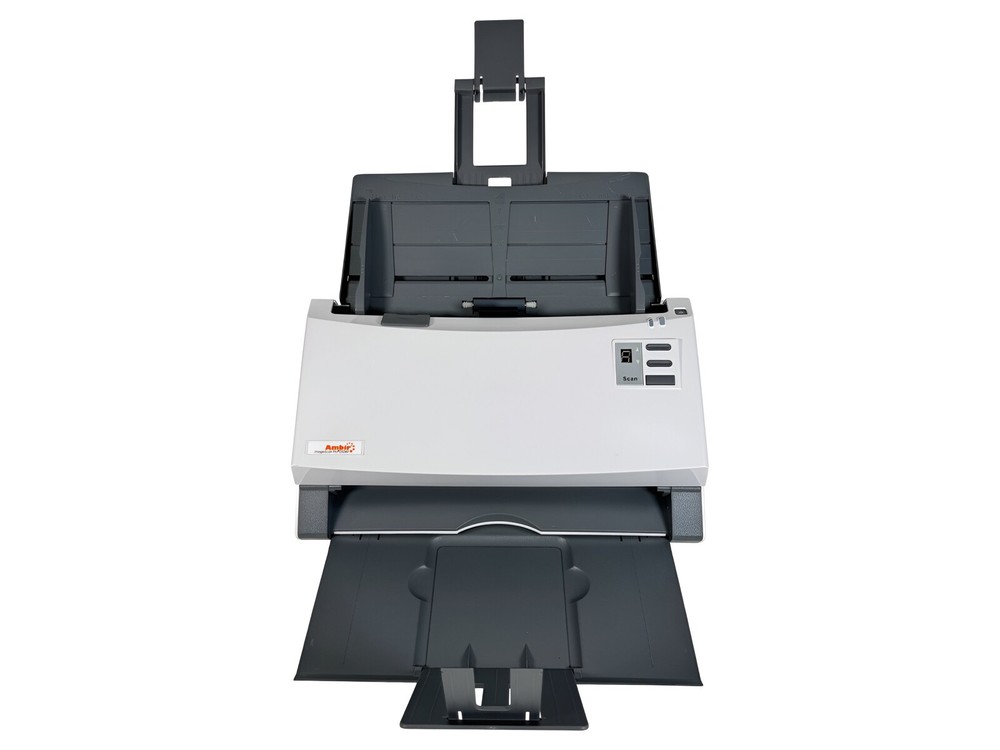 Hi-Speed USB Pass-Through Document Scanner for Bulk Scanning Work w/AC Adapter
