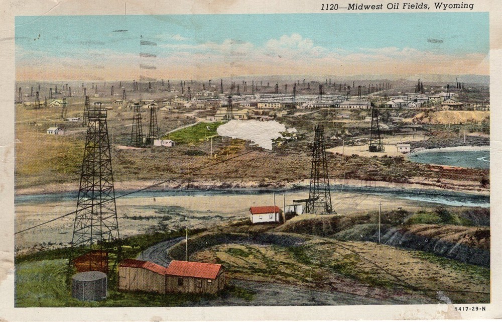 MIDWEST OIL FIELDS, WY - PC1191