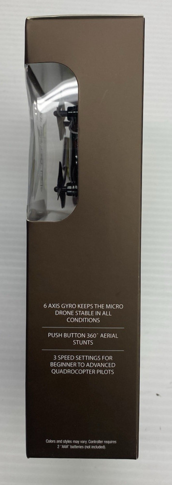 Micro Drone Propel Navigator Pace Wireless Quadcopter Beginner Stunt Drone Black