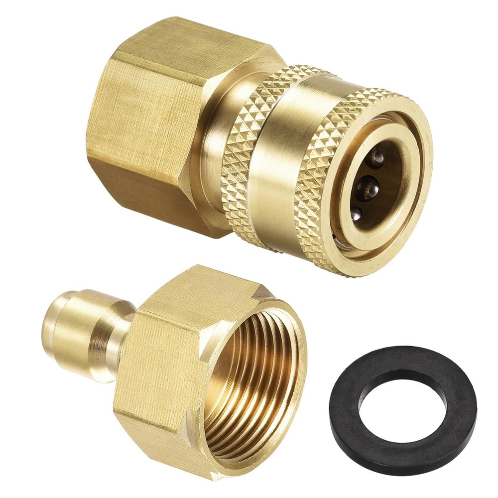 Brass Quick Connect Set M22x1.5 Female Thread