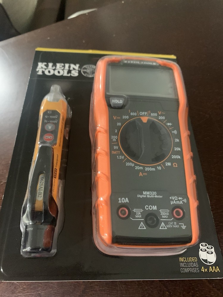 Klein Tools 25KIT1 Electrical Test Kit w/ MM320 Multimeter & Voltage Tester New