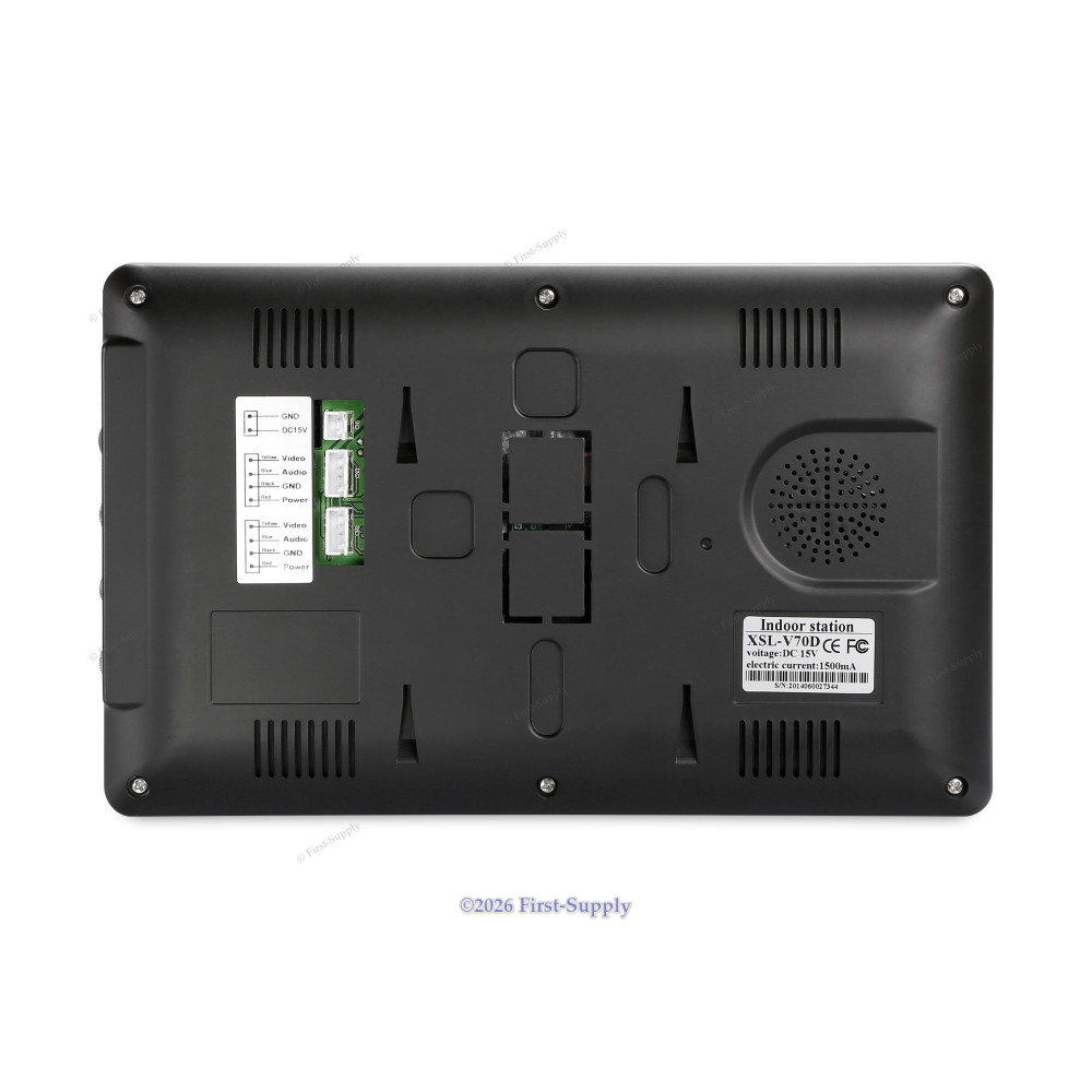 7inch Video Door Phone Intercom System Electric Lock Supported for Home Security
