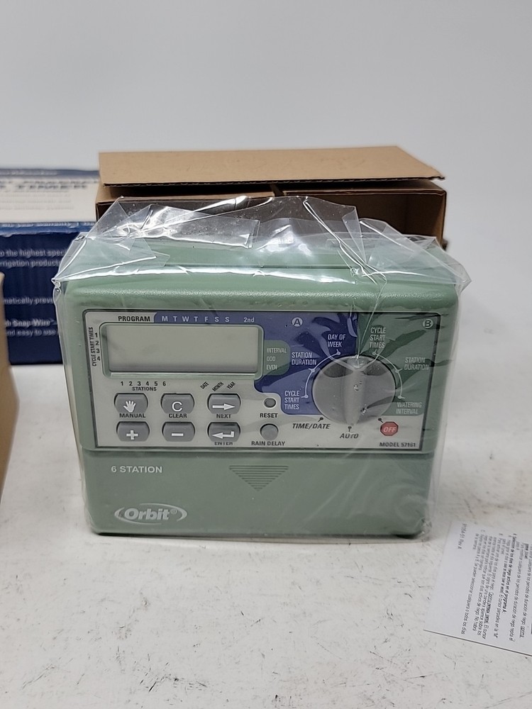 NEW! Orbit WaterMaster 6-Station Outdoor/Indoor Programable Sprinkler Timer