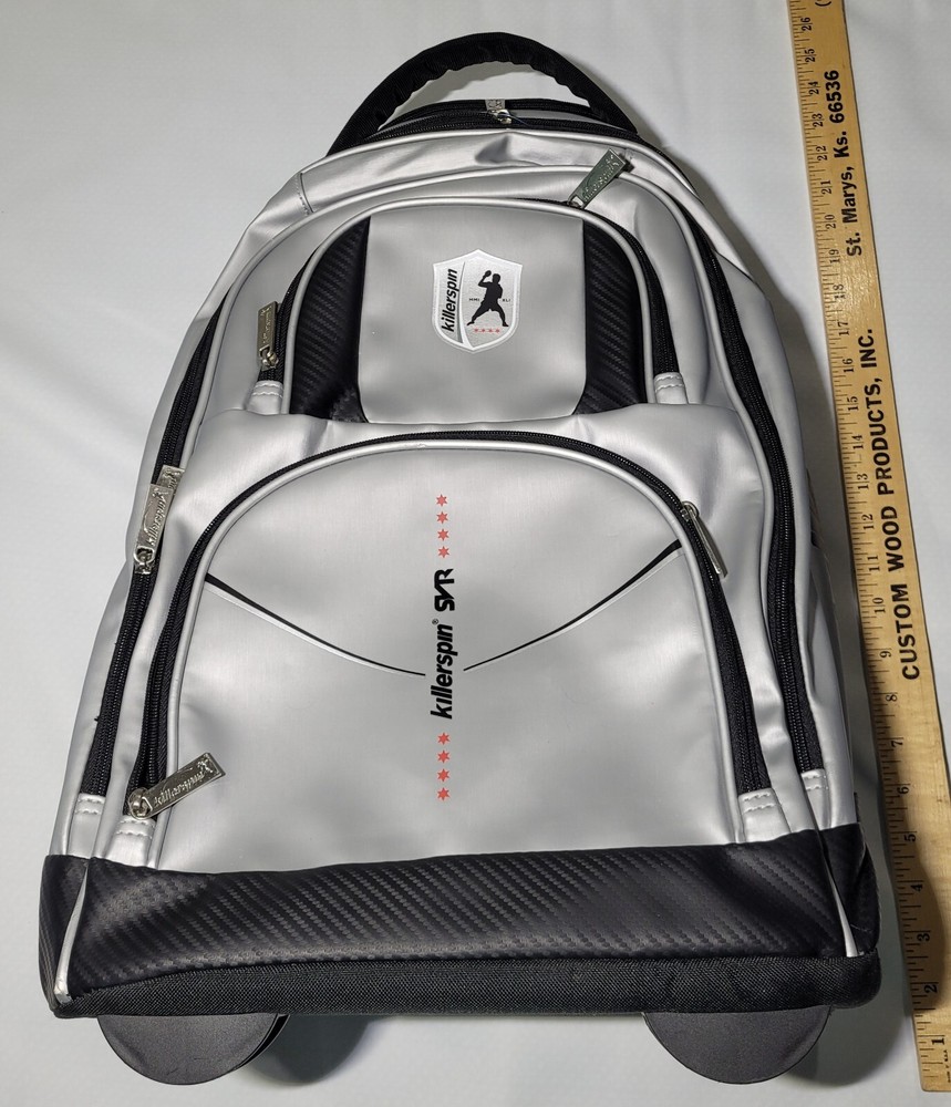 Killerspin SVR Rolling Backpack Ping-pong Table Tennis Gray